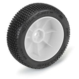 PRO1031713 PRO-LINE 1/14 Hole Shot 3.0 F/R Tire MTD 12mm White Velocity (4): Typhon GROM-WHEELS AND TIRES-Mike's Hobby
