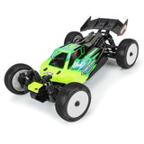 PRO1031713 PRO-LINE 1/14 Hole Shot 3.0 F/R Tire MTD 12mm White Velocity (4): Typhon GROM-WHEELS AND TIRES-Mike's Hobby