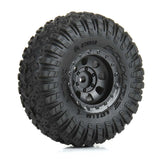 PRO1031910 PRO-LINE 1/30 Aztek Front/Rear Mounted Black Clobber (4) for Axial SCX30-WHEELS AND TIRES-Mike's Hobby