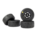 PRO1034310 PRO-LINE 1/16 Vector Front/Rear Tires MTD 12mm Black Split Six (4): MOJAVE GROM