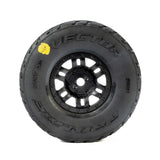 PRO1034310 PRO-LINE 1/16 Vector Front/Rear Tires MTD 12mm Black Split Six (4): MOJAVE GROM