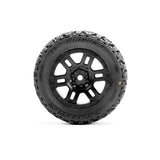 PRO1034610 PRO-LINE Jaeger Front/Rear MT Tires MTD 12mm Black Split Six (2): ARRMA MINI KRATON-WHEELS AND TIRES-Mike's Hobby