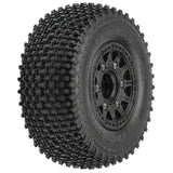 PRO116912 Pro-Line 1/10 Gladiator M3 Front/Rear 2.2"/3.0" SC Mounted 12mm Blk Raid (2)-WHEELS AND TIRES-Mike's Hobby