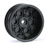 PRO278203 Pro-Line 1/10 Showtime Front 2.2" 12mm Sprint Car Wheels (2) Black-WHEELS AND TIRES-Mike's Hobby