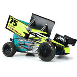 PRO278203 Pro-Line 1/10 Showtime Front 2.2" 12mm Sprint Car Wheels (2) Black-WHEELS AND TIRES-Mike's Hobby