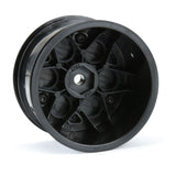 PRO278303 Pro-Line 1/10 Showtime Rear 2.2" 12mm Sprint Car Wheels (2) Black-WHEELS AND TIRES-Mike's Hobby