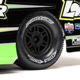 PRO287303 Pro-Line Racing 1/10 Sheriff Dirt Oval Wheels, 12mm Hex, Black (2): Losi Sprint Car (Rear) & Dirt Late Model (Front/Rear)