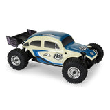 PRO368000 Class 1 VW Bug Race Body Conversion Kit and Flat Iron M/T Tires Mounted 7mm Black Diablo (4) for ARRMA TYPHON GROM-PARTS-Mike's Hobby