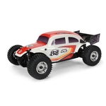 PRO368000 Class 1 VW Bug Race Body Conversion Kit and Flat Iron M/T Tires Mounted 7mm Black Diablo (4) for ARRMA TYPHON GROM-PARTS-Mike's Hobby