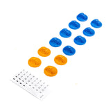 PRO647600 PRO-LINE Gate Marker Set, Blue, Orange (12): Axial SCX30-PARTS-Mike's Hobby