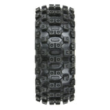 PRO906731 Pro-Line 1/8 Badlands MX M2 Front/Rear Buggy Tires Mounted 17mm White (2)-WHEELS AND TIRES-Mike's Hobby