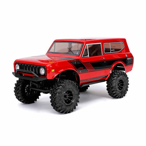 RER39153 Redcat 1/18 Ascent-18 International Scout II Brushless 4x4 Rock Crawler RTR, Red-Cars & Trucks-Mike's Hobby