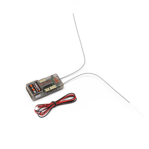 SPM-1032 SPEKTRUM AR637T+ DSMX 6-Channel AS3X+ & SAFE Telemetry Receiver-Air Receiver-Mike's Hobby