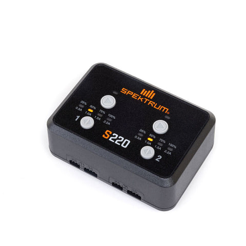 SPMXC0220 SPEKTRUM S220 AC 2x20W Balance Charger-CHARGER-Mike's Hobby