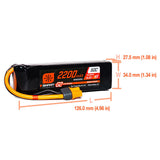 SPMXPSA500 Spektrum Accessories Smart Powerstage Air Bundle: G2 2200mAh 4S 50C LiPo IC3 & S250 Charger (2)