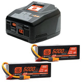 SPMXPSS850 Spektrum Smart Powerstage 8S Surface Bundle: (2) G2 5000mAh 4S LiPo IC5 & S2100 Charger-COMPLETER PACK-Mike's Hobby