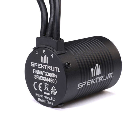 SPMXSM4800 Spektrum Firma 3650 3300Kv Brushless Motor: 22S-MOTORS-Mike's Hobby