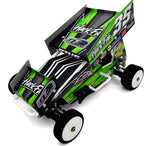 HFB02045 HackFab Losi Mini-B Bolt-On Sprint Car Lexan Body Kit (Clear)-BODIES-Mike's Hobby
