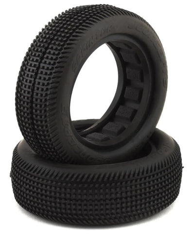 JCO313401 JConcepts Sprinter 2.2" 2WD Front Buggy Dirt Oval Tires (2) (Blue)-WHEELS AND TIRES-Mike's Hobby