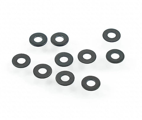TKR1264 - M2.6x6.0x0.5mm Washer (black, 10pcs)-HARDWARE-Mike's Hobby