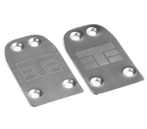TKR9023 Skid Plate (rear, steel, 2.1, 2pcs)-PARTS-Mike's Hobby