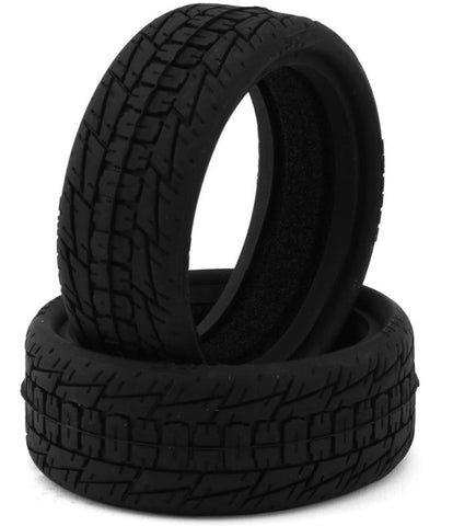 JCO4055-01 JConcepts Swiper LP 2.2" 2WD Front Buggy Dirt Oval Tires (2) (Blue)-WHEELS AND TIRES-Mike's Hobby