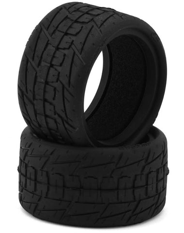 JCO4056-01 JConcepts Swiper LP 2.2" Rear Buggy Dirt Oval Tires (2) (Blue)-WHEELS AND TIRES-Mike's Hobby