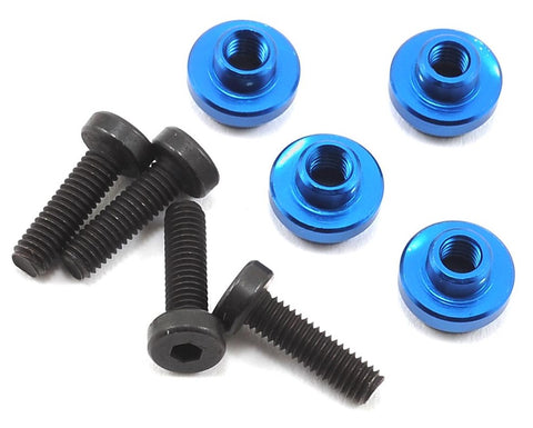 PTK-3041 ProTek RC Aluminum Servo Mount Grommet (Blue) (4)-HARDWARE-Mike's Hobby
