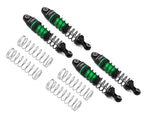 TLHTTRX-4M-93 Treal Hobby 53mm Aluminum Oil Filled Threaded Damper Shocks for Traxxas TRX-4M (Green) (4)-Shocks-Mike's Hobby