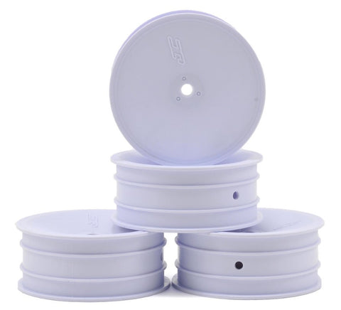 JCO3347W JConcepts 12mm Hex Mono 2.2 Front Wheels (4) (B7/B6/B5/RB6) (White)-WHEELS AND TIRES-Mike's Hobby