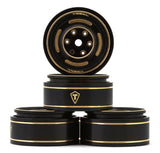 TLHTSCX24-234 Treal Hobby Type C 1.0" 4-Slot Brass Beadlock Wheels (Bronze) (4) (50g)-WHEELS AND TIRES-Mike's Hobby