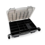 JCO5130-28 JConcepts Tool Box w/Upper Storage (Black/Smoke Gray) (14.5"x11"x2.375")-Tools-Mike's Hobby