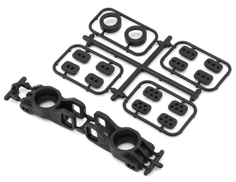 TKR9054B - Rear Hubs and Bearing Spacers (+/-2mm, adj roll center, L/R, EB/NB48 2.1)-PARTS-Mike's Hobby