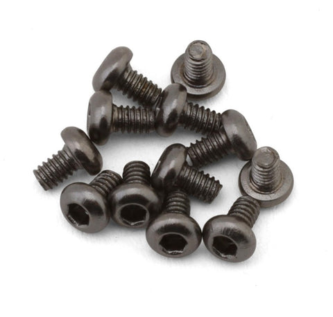 BRO-TBR-BNBHM2X3MM12 Team Brood 2mm 12.9 Black Nickel Button Head Hex Screw (12) (2x3mm)-HARDWARE-Mike's Hobby