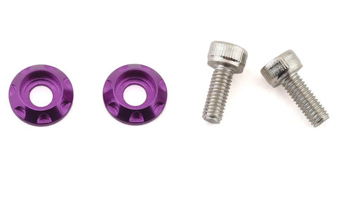 BRO-TBR-M3MWKITHSP8 Team Brood M3 Motor Washer Heatsink (Purple) (8mm)-HARDWARE-Mike's Hobby