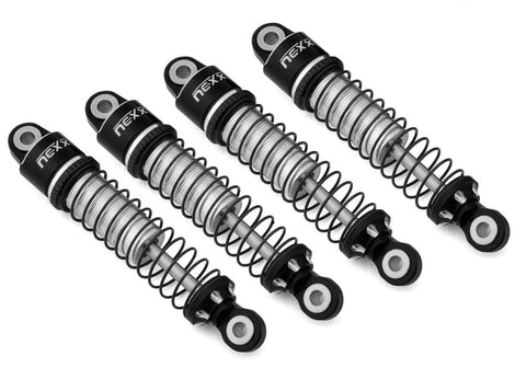 NX-401-B NEXX Racing 56mm Aluminum Threaded Oil-Filled Shocks (Black) (4) for Traxxas TRX-4M-Shocks-Mike's Hobby