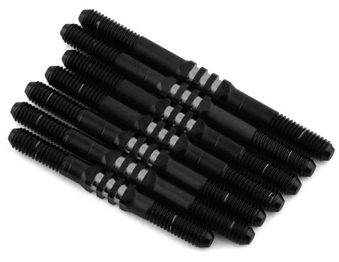 JCO2802-2 JConcepts RC10 B74.2 Fin Titanium Turnbuckle Set (Black) (7)-PARTS-Mike's Hobby