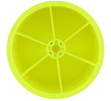 JCO3419Y JConcepts 2.2" Pin Rear Mono Stadium Truck Wheels (4) (Yellow) (RC10T/T2/T3/GT)-WHEELS AND TIRES-Mike's Hobby