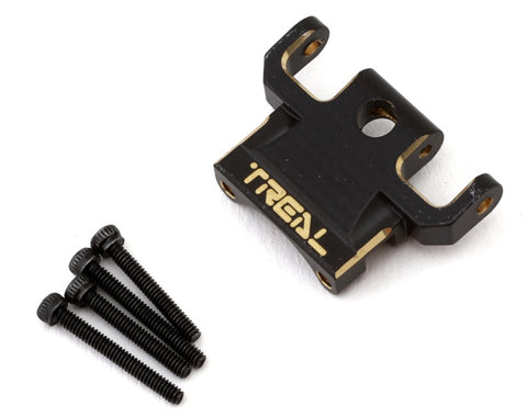 TLHTSCX24-184 Treal Hobby Axial SCX24 Brass Rear Upper Link Mount (Black)-PARTS-Mike's Hobby