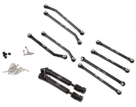 HRASXTF133LC Hot Racing Axial SCX24 Aluminum 8 Link Drive Set (155mm LCG)-PARTS-Mike's Hobby