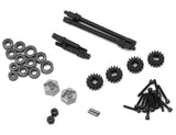 TLHTSCX24-189 Treal Hobby Axial SCX24 Aluminum Rear Portal Axle Upgrade Kit (Silver)-PARTS-Mike's Hobby