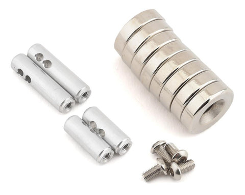 XTA-XS-59801 Xtra Speed SCX10 II Xtra Speed Magnetic Body Mount Set (For XTA-XS-59765A Bodies)-PARTS-Mike's Hobby