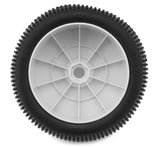 TZO-TZT402S-W TZO Tires 402 1/8 Truggy Pre-Glued Tire Set (White) (2) (Soft)-WHEELS AND TIRES-Mike's Hobby