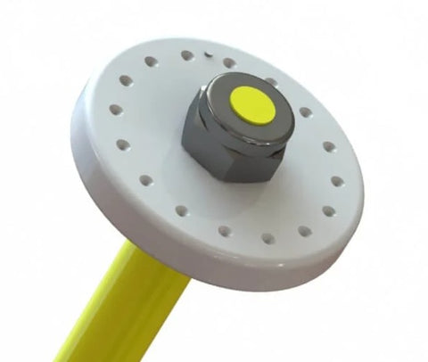 TKR6134 - Shock Piston Blanks (flat/flat, 15.8mm, 16 dimples, req. TKR1267)-PARTS-Mike's Hobby