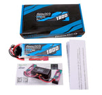 GEA182S45DGT Gens Ace G-Tech Smart 2S LiPo Battery 45C (7.4V/1800mAh) w/Deans Connector-LiPo Battery-Mike's Hobby