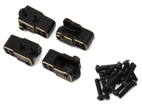 TLHTENDURO-07 Treal Hobby Element RC Enduro Brass Lower Shock & Link Mounts (Black) (4)-PARTS-Mike's Hobby