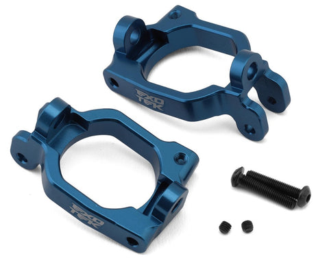 EXO2268 Exotek Team Associated MT10/Pro4 SC10 HD Aluminum Caster Hubs (Blue) (2)-PARTS-Mike's Hobby
