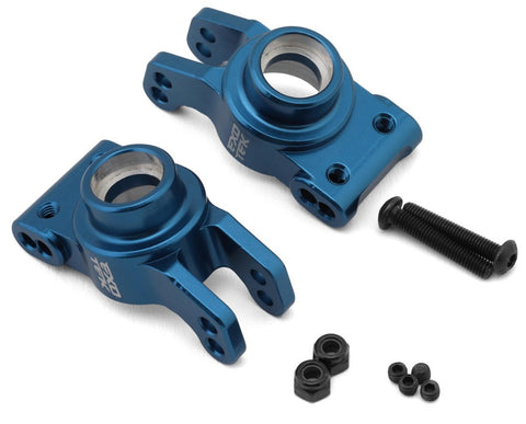 EXO2269 Exotek Team Associated MT10/Pro4 SC10 HD Aluminum Rear Hubs (Blue) (2)-PARTS-Mike's Hobby