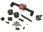 TLHTTRX-4M-89 Treal Hobby Aluminum Complete Rear Portal Axle for Traxxas TRX-4M w/Brass Covers (Black)-PARTS-Mike's Hobby