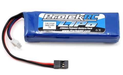 PTK-5164 ProTek RC LiPo Transmitter Battery (7.4V/2800mAh) (MT-4, MT-4S, M11X, M12, M12S) (MT-S) (EX RR)-LiPo Battery-Mike's Hobby